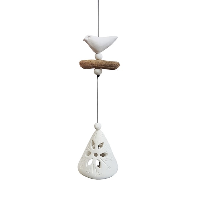 Driftwood Ceramic Bells