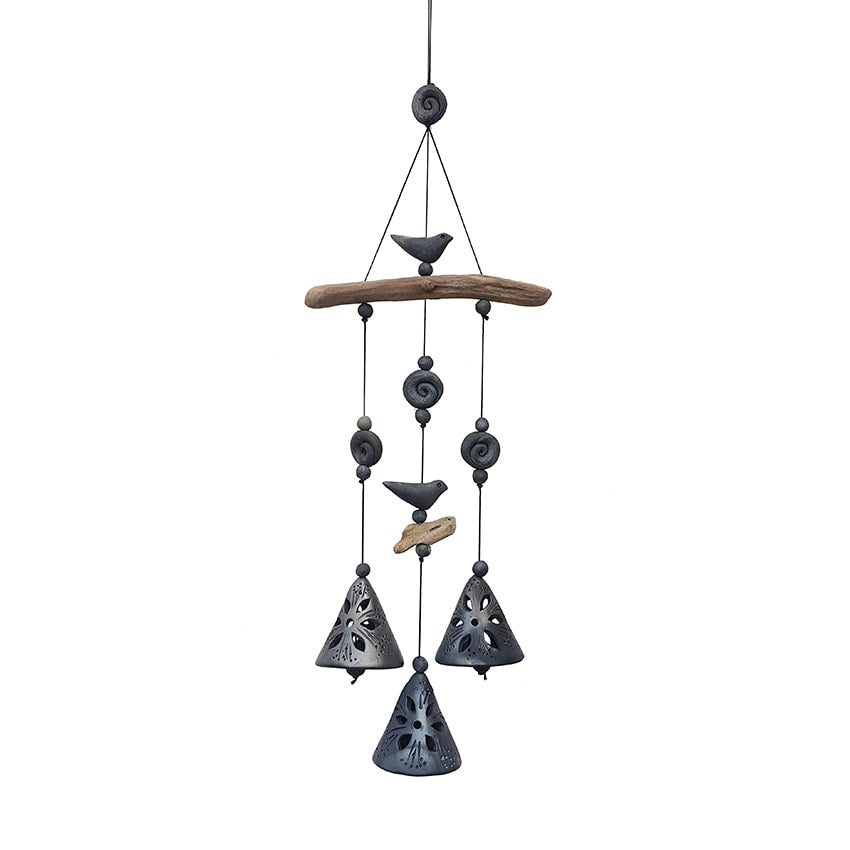 Driftwood Ceramic Bells