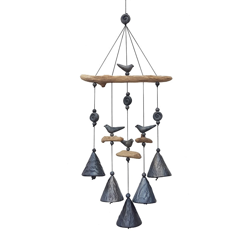 Driftwood Ceramic Bells