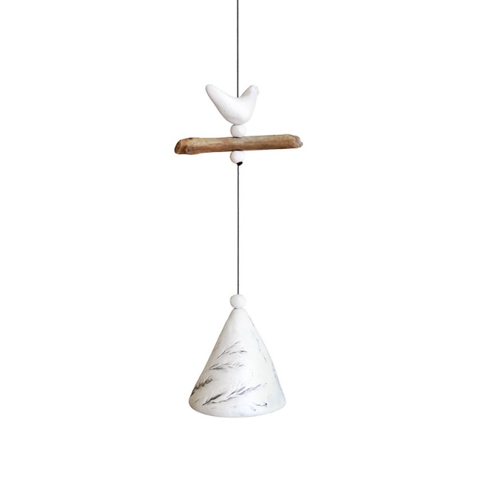 Driftwood Ceramic Bells
