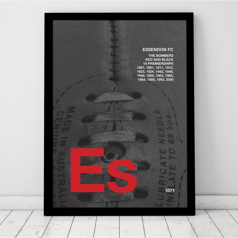 Vintage Footy Prints (with Premierships)