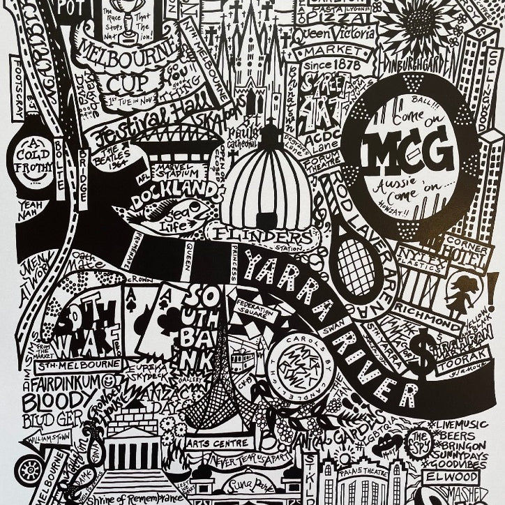 Witty Art Melbourne Art Prints