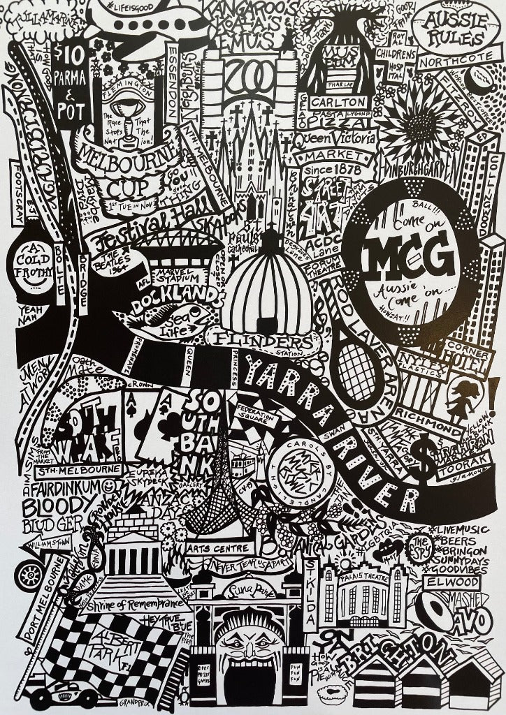 Witty Art Melbourne Art Prints