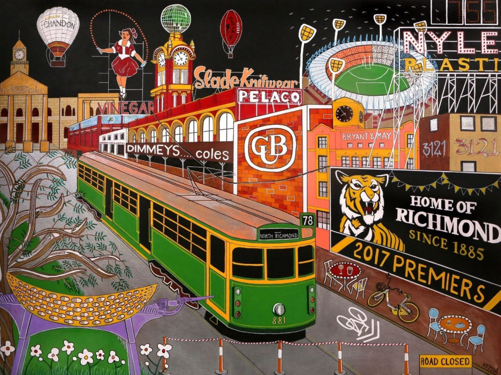Limited Edition Suburb and City Prints by Krysia Mosley