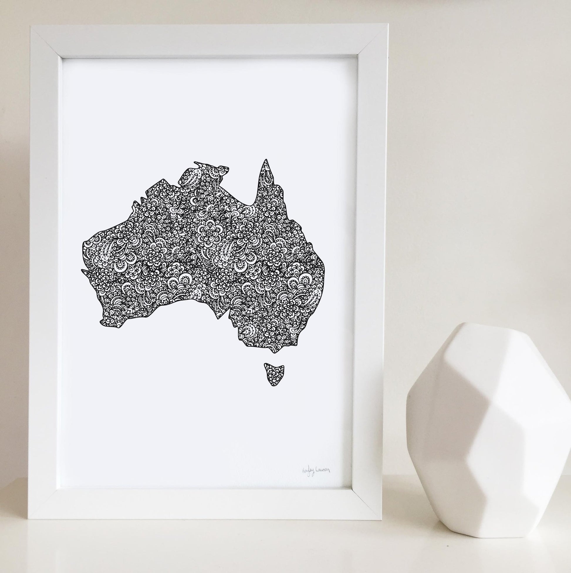Australian  Animal Zen Doodle Prints