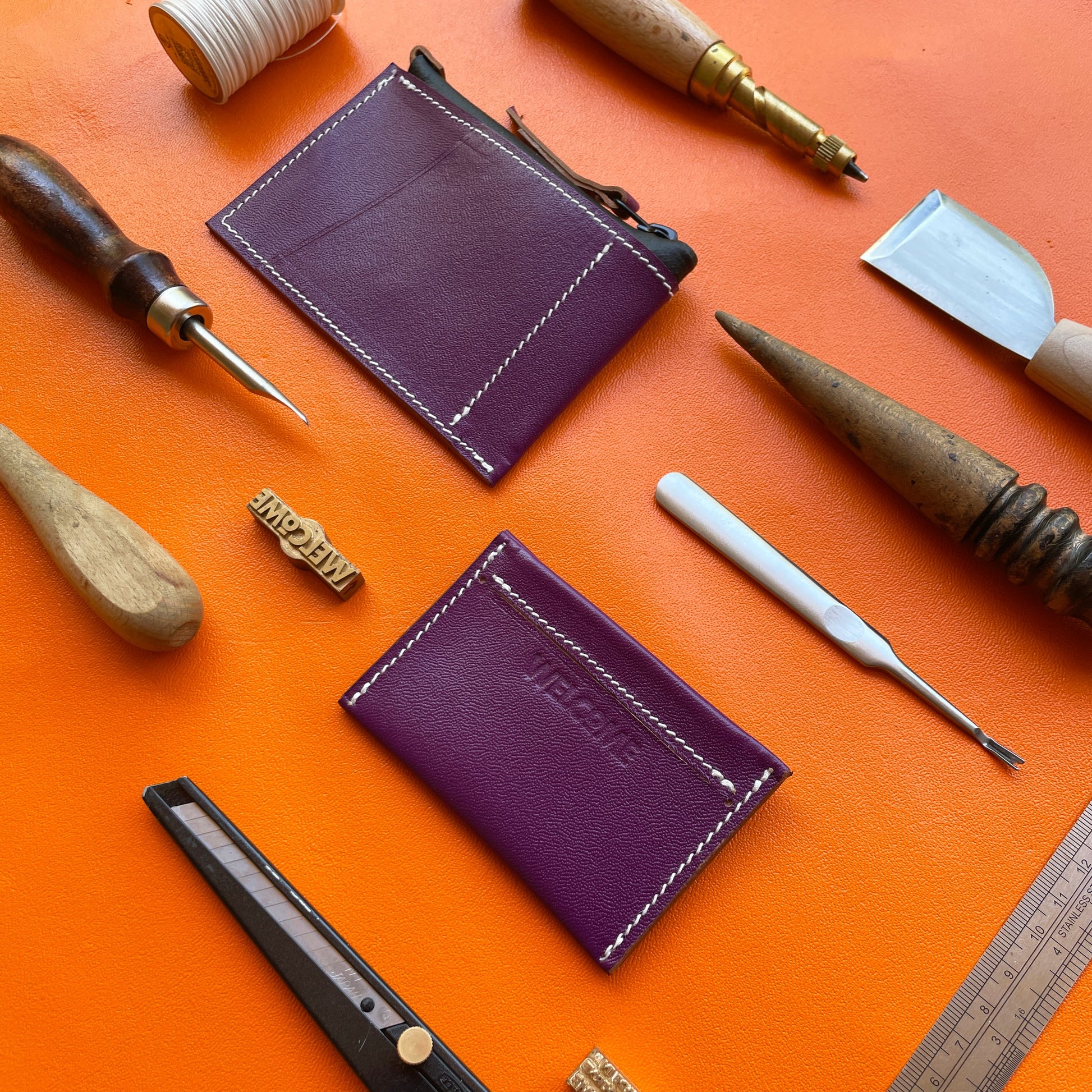 Handmade Leather Card Wallet