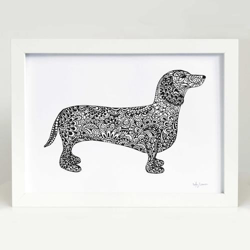 Dog Zen Doodle Prints