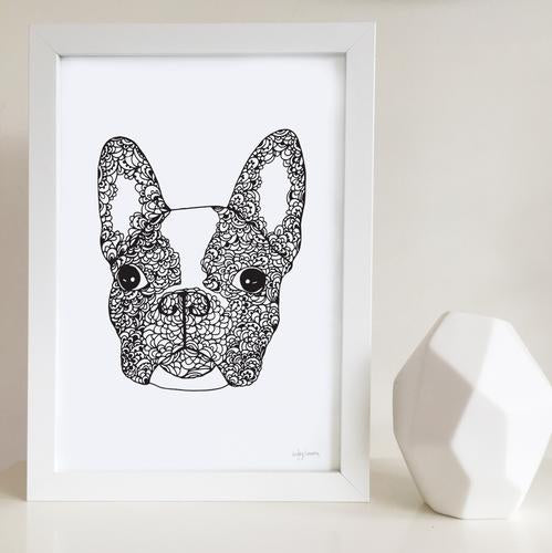 Dog Zen Doodle Prints