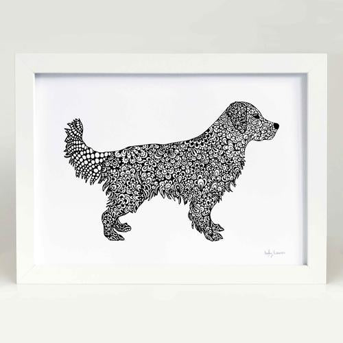 Dog Zen Doodle Prints