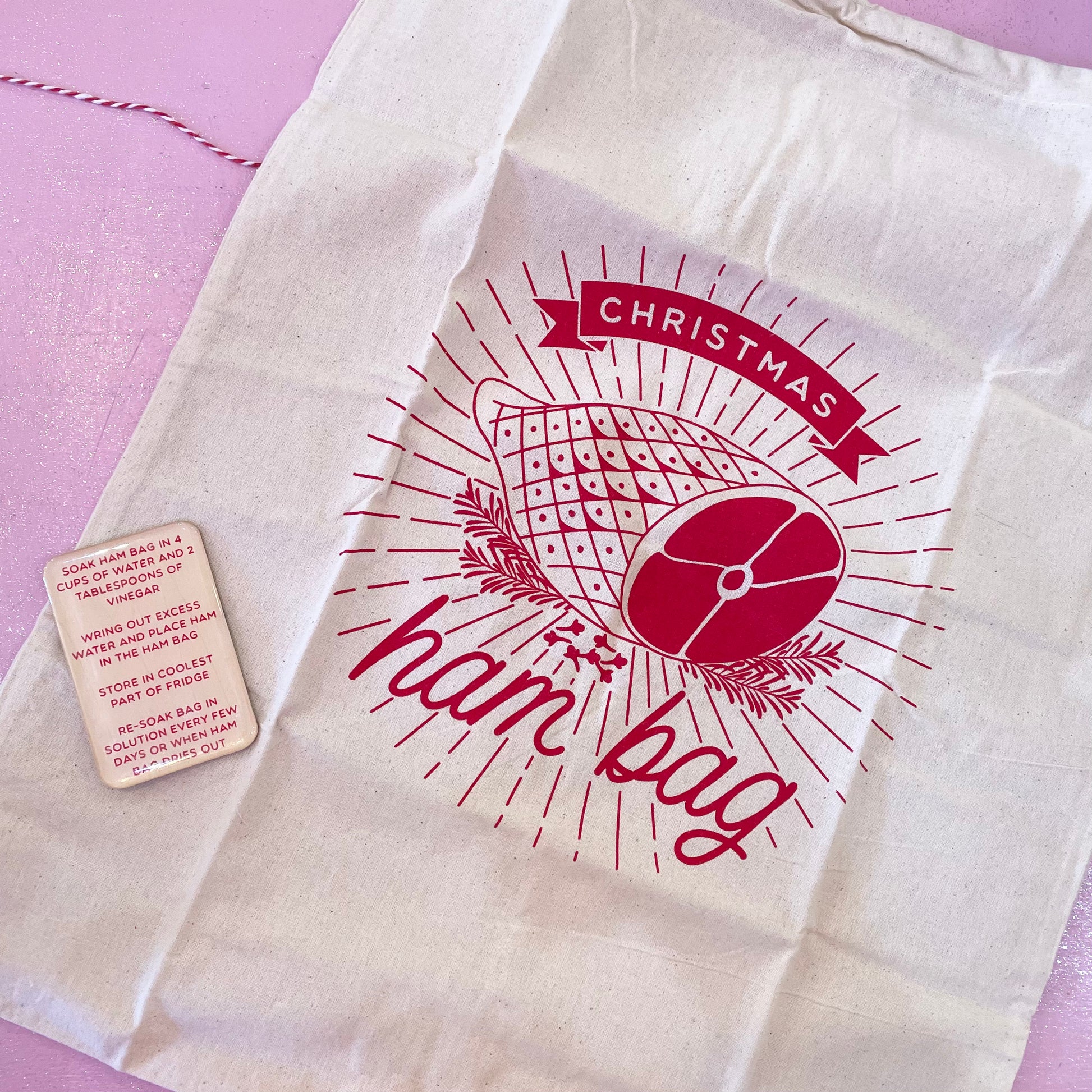 Ham & Bread Canvas Food Bags