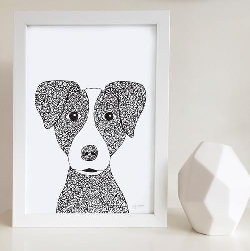 Dog Zen Doodle Prints