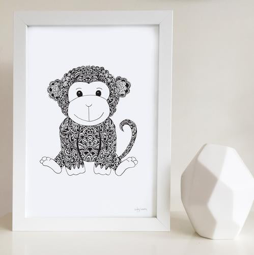 Animal and Other Zen Doodle Prints