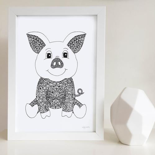 Animal and Other Zen Doodle Prints
