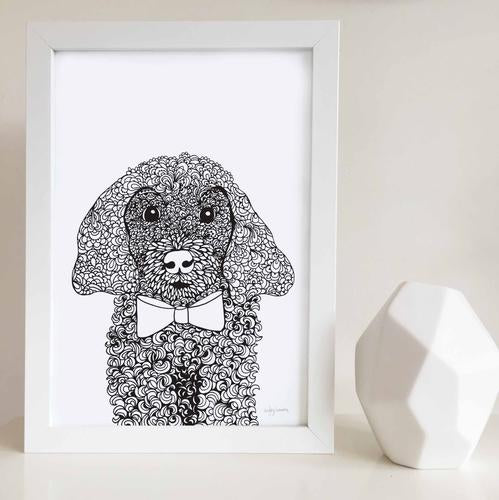 Dog Zen Doodle Prints