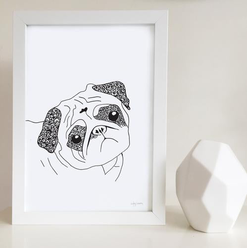 Dog Zen Doodle Prints