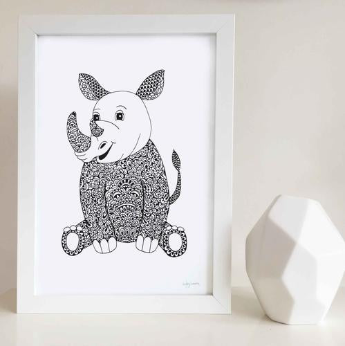 Animal and Other Zen Doodle Prints